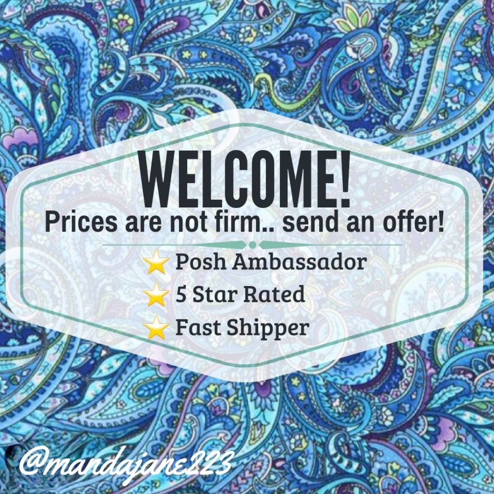 WELCOME to my closet! 💜  Offers greatly appreciated, same or next day shipping!